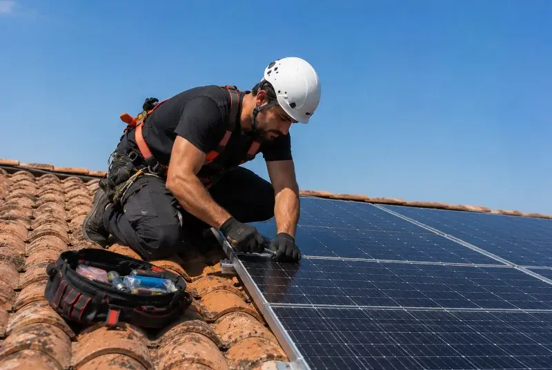 Maintenance et monitoring de panneaux solaires à Fournès