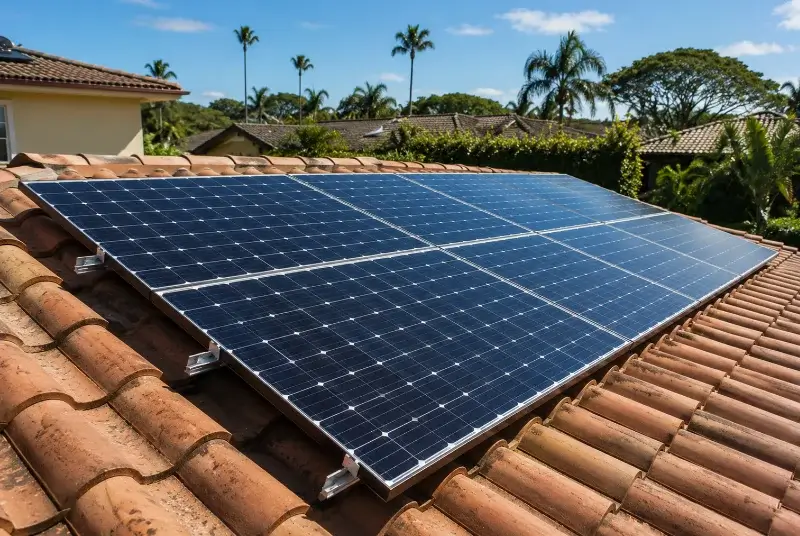 Installation de panneaux solaires à Fournès